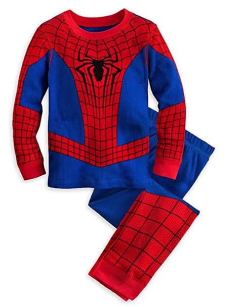 Disney Store Deluxe Spiderman Spider Man PJ Pajamas Boys Toddlers