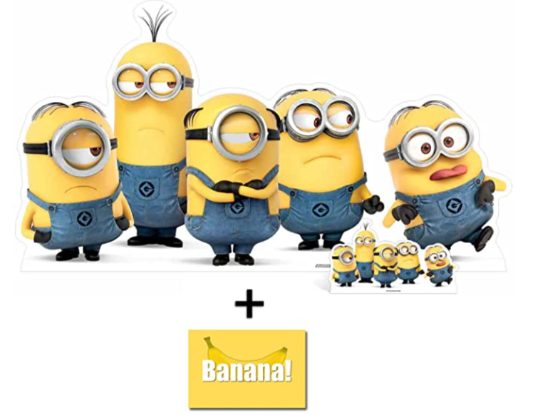 Mischievous Minions Group Pose Lifesize and Mini Cardboard Cutout