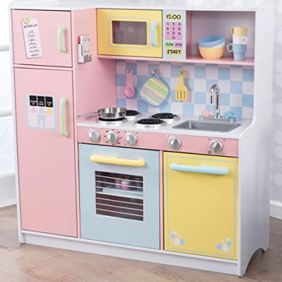 KidKraft Large Kitchen,Pastel