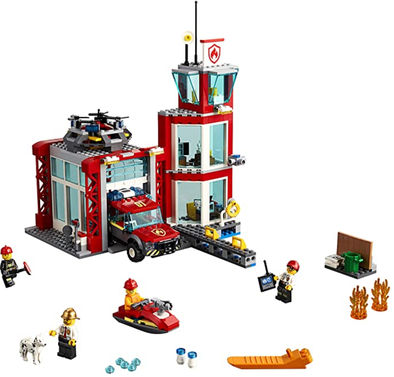 LEGO City Fire Station 60215 Fire Rescue Tower Building Set