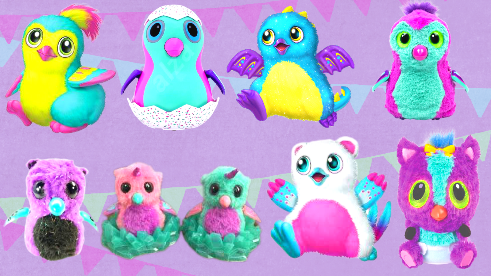 Hatchimals available in different forms.