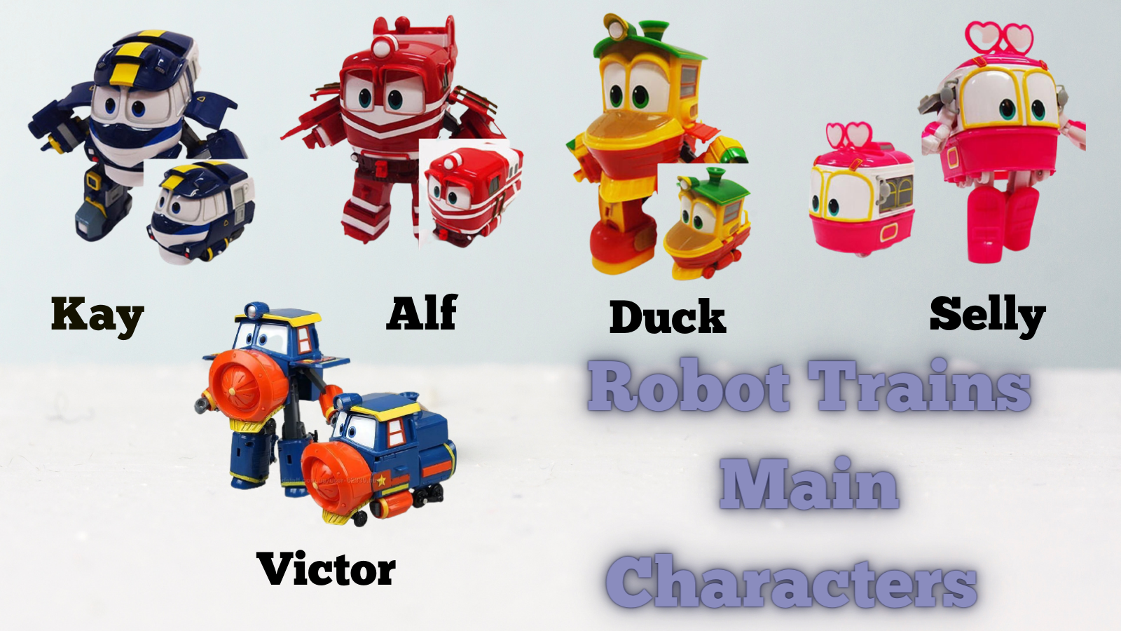 Robot Trains Main characters.