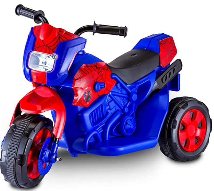 Kid Trax Toddler Marvel Spider-Man Electric Motorcycle Ride On Toy