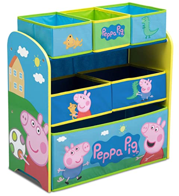 Peppa Pig Delta children 6 - Bin Toy Storage Organizer