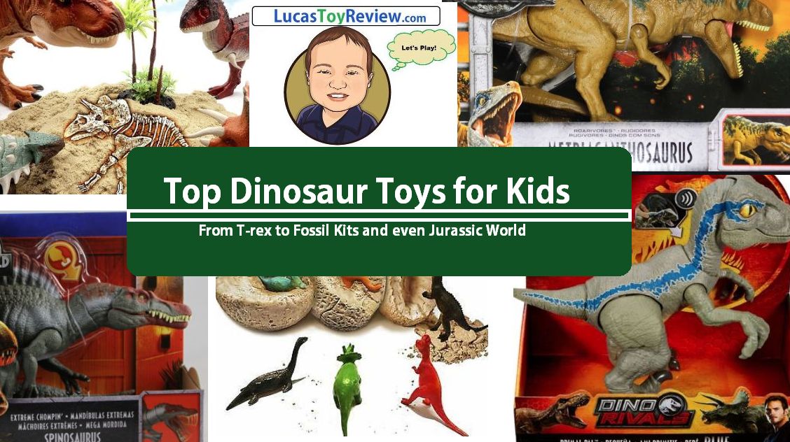 Dinosaurs Toys for Kids (T-Rex to Jurassic World) - Lucas Toy Review