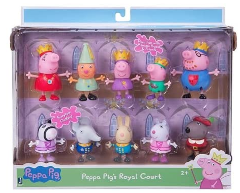 Princess Peppa Pig and Friends Royal Court Figure 10 Pack