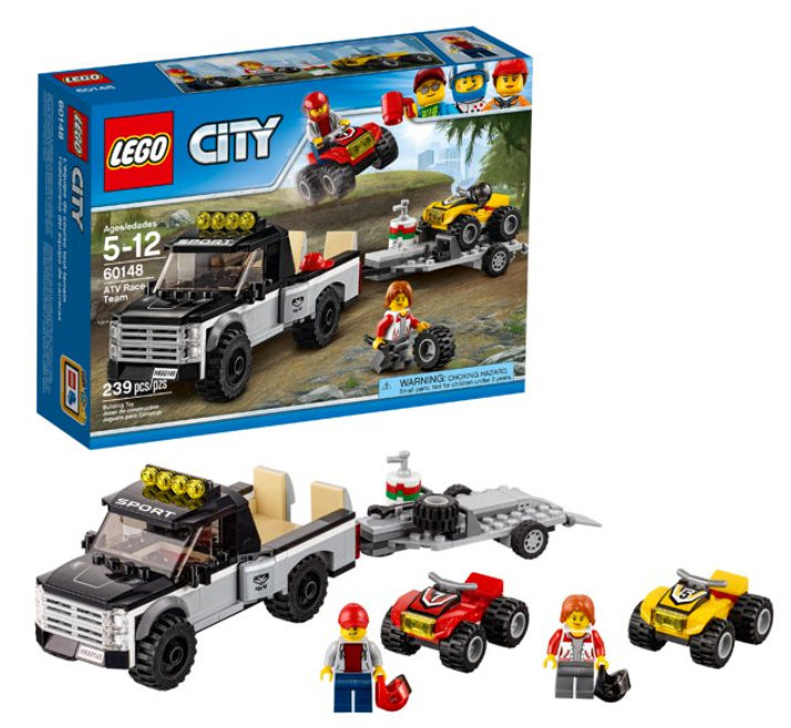 LEGO City ATV Race Team 60148 Building Kit.