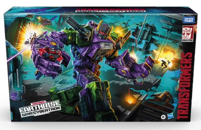 Transformers Toys Generations War for Cybertron: Earthrise Titan WFC-E25 Scorponok Triple Changer Action Figure