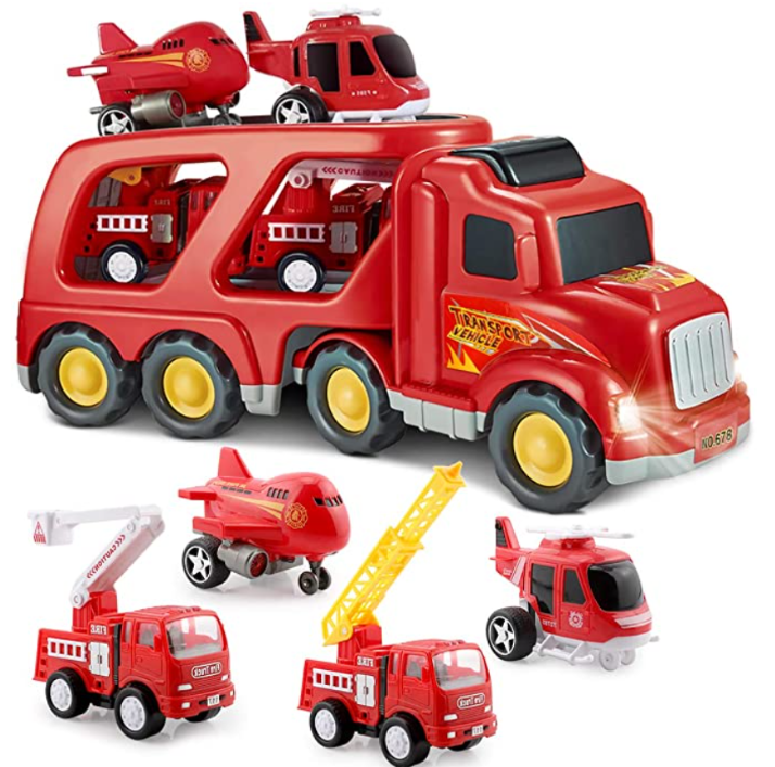 SLENPET Fire Truck Car Playset.