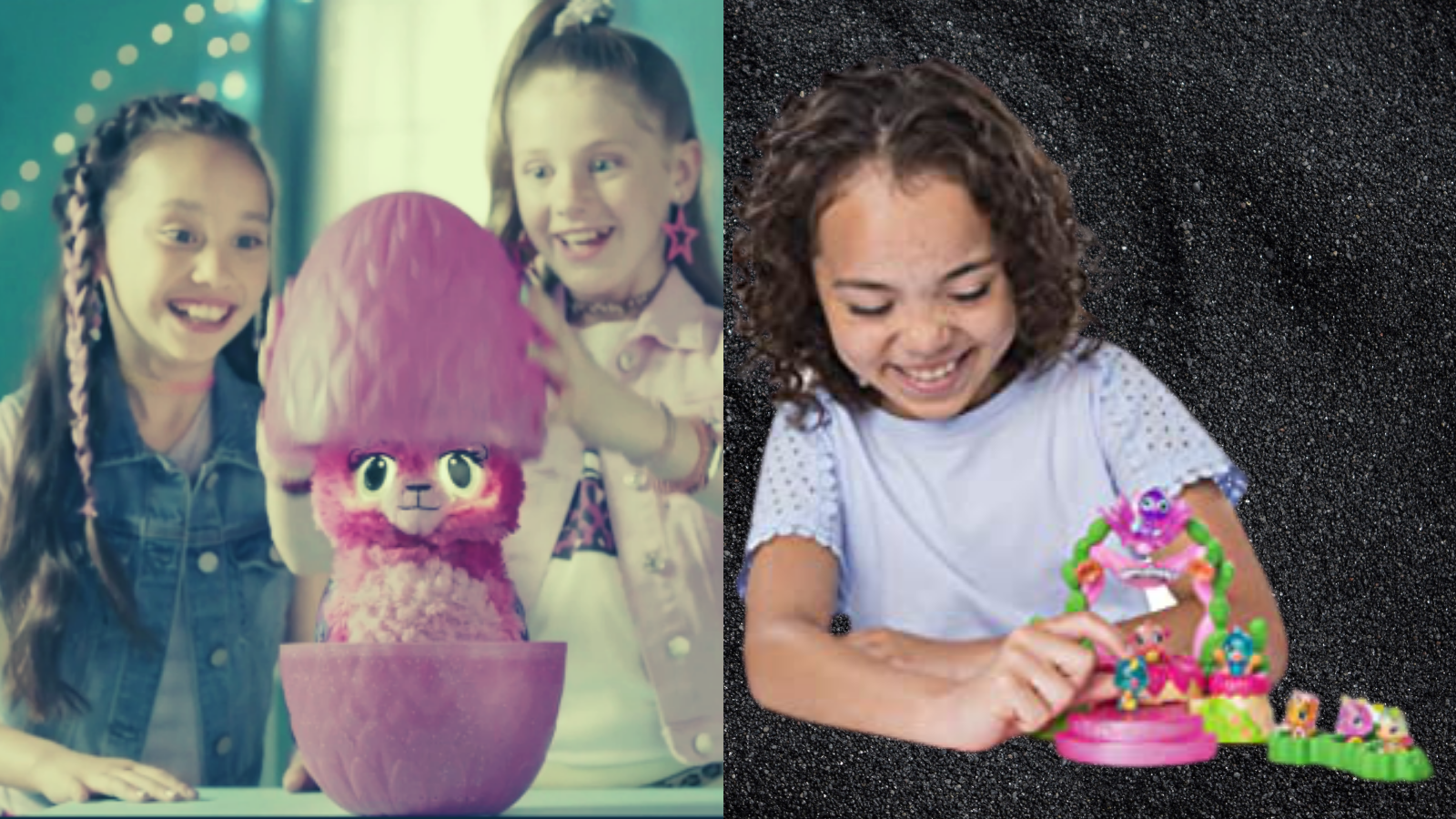 Kids playing with Best Hatchimals.