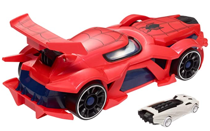 Marvel Hot Wheels Spider-Man Web-Car Launcher