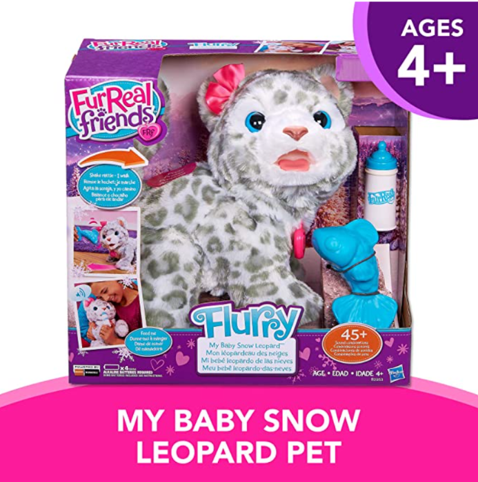 FurReal Flurry, My Baby Snow Leopard Interactive Plush Toy
