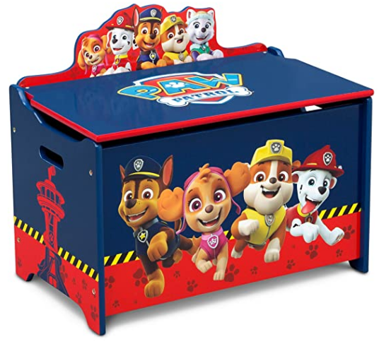 Delta Children Deluxe Toy Box, Nick Jr. PAW Patrol