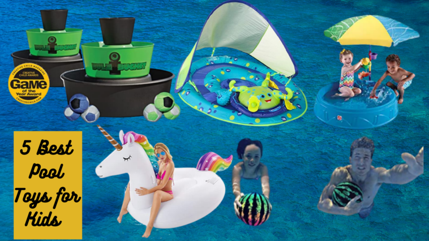 The 5 Best Pool Toys for Kids feature image.
