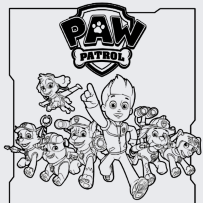 The Top 5 Sites for Paw Patrol Coloring Pages - Lucas Toy Review