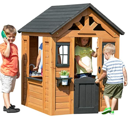 Backyard Discovery Sweetwater All Cedar Wooden Playhouse.